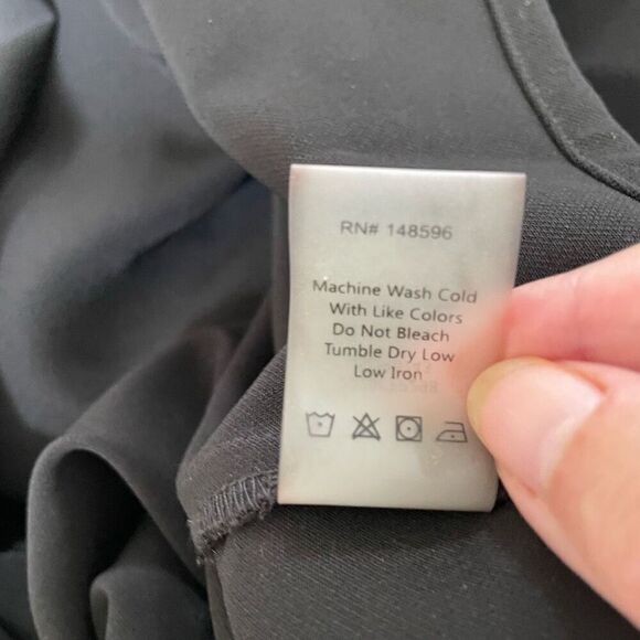 Universal Standard Remi Crepe Dress Black XS 12 10 - Picture 8 of 8